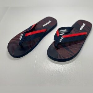 Men’s Mistral Red and Black Flip Flops EU 42/43 US 9/10